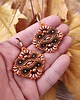 kolczyki soutache Aztec Autumn kolczyki sutasz 3