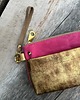 kosmetyczki Saszetka Hot Pink & Gold 2