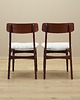 krzesła Komplet dwóch krzeseł tekowych, duński design, lata 70, produkcja: Dania 9