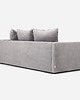 sofy i szezlongi Sofa KOPENHAGA srebrny welur, skandynawski design 3