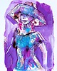 obrazy Lilka 38 - akwarela 16x24 cm unikat 1