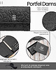 portfele damskie Portfel damski skórzany czarny w orientacji poziomej RFID AL-15-BL 2