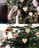 kartki scrapbooking Serduszka Serca Prezent na Walentynki Girlanda Drewniane Zawieszki 100SZT 3