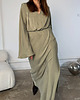 sukienki midi damskie Sukienka Desire olive lyocell 6