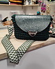 torby na ramię Torebka Basic Craftbags ciemna zieleń ze skórzaną klapą 2