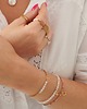 bransoletki - inne Bransoletka z kamienia Księżycowego - Pozłacana stal szlachetna 1