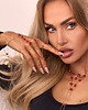 bransoletki ze szkła Bransoletka z pierścionkiem Glass Stones 2w1 1