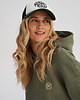 czapki damskie Kolorowa czapka TRUCKERKA czarno - zielona 4