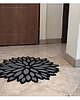 dywany Filcowy dywan Aster czarny, śr. 80cm 1