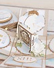 kartki scrapbooking Pamiątka Pierwszej Komunii Świętej, exploding box 7
