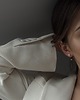 kolczyki swarovski Złote kolczyki Swarovski kuleczki z białymi perłami 9