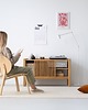 komody i szafki JAMM LOW 111 - szafka pod gramofon i płyty winylowe, lite drewno dębowe 5