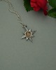 wisiory Mały wisiorek róża wiatrów kamień słoneczny wire wrapping 2