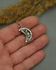 wisiory Wisiorek księżyc labradoryt wire wrapping 4