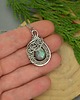 wisiory Wisiorek oryginalny labradoryt wire wrapping 4