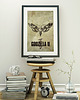 plakaty Godzilla - plakat 50x70 cm fine art 1