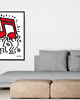 plakaty PLAKAT dekoracyjny pop art  muzyka Keith Haring grafika 1