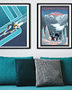 plakaty Retro Alpine Ski - vintage plakat 50x70 cm 5