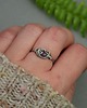 pierścionki - różne Pierścionek regulowany ametyst wire wrapping 4