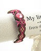 bransoletki soutache Feather in rose gold 2