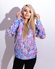 bluza z kapturem damska Damska Bluza Expres Zamek DR.CROW Pastel Rococo 3
