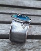 bransoletki wire wrapping Historia jednego kwiatka  - bransoletka regulowana 4