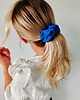 spinki i klamry do włosów Scrunchie spinka klamra jedwabna królewski chaber 1
