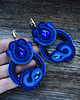 kolczyki soutache Gigi Blue- duże i etniczne kolczyki soutache 5