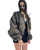 kurtki damskie Krótka kurtka typu bomber camo 5