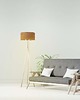 lampy podłogowe Drewniana lampa podłogowa w stylu skandynawskim ELX ECO 1
