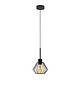 lampy wiszące Loftowa lampa wisząca do salonu KOLOMBO LOFT w kolorze klasycznej czerni 1