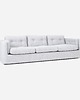 sofy i szezlongi Sofa BERGEN gołębi szary, skandynawski design 1