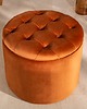 pufy do siedzenia Pufa ze schowkiem Barock miedziana 50cm 2