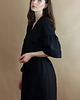 sukienki midi damskie Ana Moroles, Kimono wełniane Negro 1