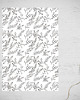 akcesoria różne papier do pakowania - floral 023 white 2