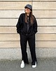 bluza bez kaptura damska Bluza Bomber black na zamek 4