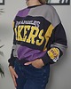bluza bez kaptura damska Bluza patchwork - Purple Court - Signature - oversize 1