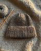czapki damskie Czapka DARLA - Nugat - Handmade - Merino, alpaka, jedwab 2