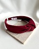 opaski do włosów Bordowa opaska supełkowa Brie 2