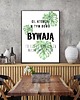 grafiki i ilustracje plakat z napisami CI KTÓRZY W TYM DOMU BYWAJĄ 1