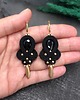 kolczyki soutache Kolczyki sutasz czarne delikatne romantyczne małe lekkie Olivia 1