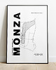 plakaty Plakat Tory wyścigowe - Monza 1