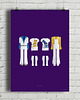 plakaty Plakat ABBA - fine art 5