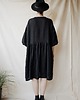 sukienki mini damskie Sukienka BELZA / black / len 1