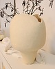 wazony Oryginalny wazon ceramiczny ręcznie robiony, beżowy-  Kolekcja Natural No.4 2