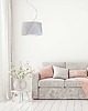 lampy wiszące Lampa wisząca do salonu z diamentowym kloszem DALI 1
