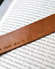 zakładki do książek Skórzana zakładka do książki z tekstem 6