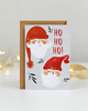 kartki świąteczne Kartka świąteczna Bożonarodzeniowa z Mikołajem "Ho Ho Ho!" 1
