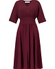 sukienki midi damskie Sukienka KIOTO DRESS bordo 3