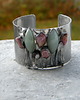 bransoletki z kamieni naturalnych Surowe rubiny     - BRANSOLETA MANKIET  CUFF 5